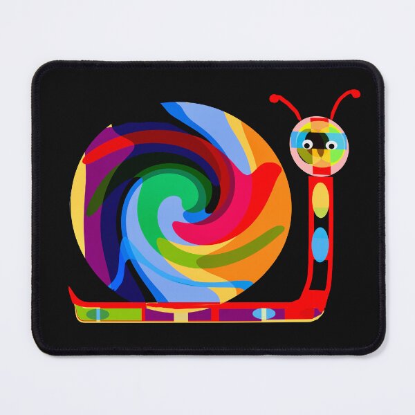 Item preview, Colorful Geometric Snail Design designed and sold by Elaine M Hayward .