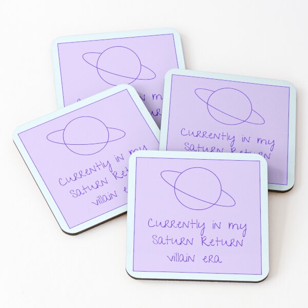 Item preview, Saturn Return Villain Era Astrology Quote designed and sold by jianina-alondra.