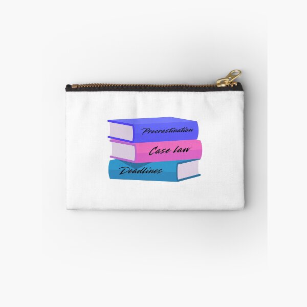 Item preview, Law Student Book Stack – Procrastination, Case Law & Deadlines designed and sold by JusticeForSale.