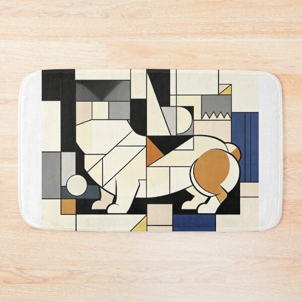 Item preview, cubist animal artwork designed and sold by forget45studio.