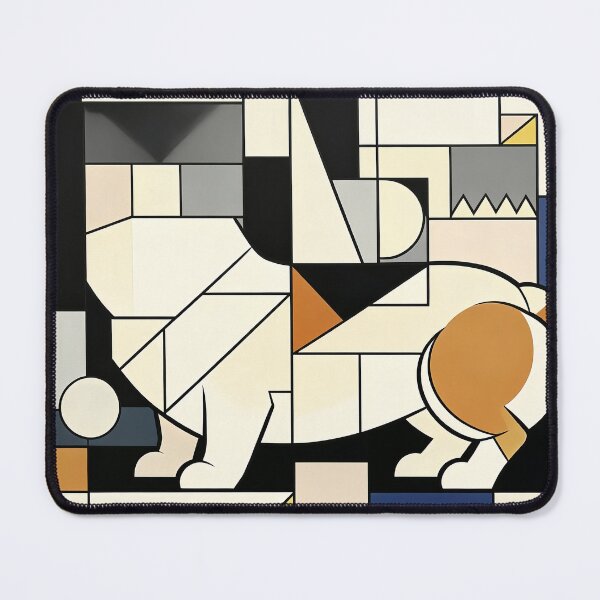 Item preview, cubist animal artwork designed and sold by forget45studio.