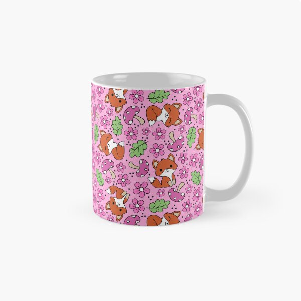 Item preview, Fox Friends Floral in Pink  designed and sold by KrisInStitches.