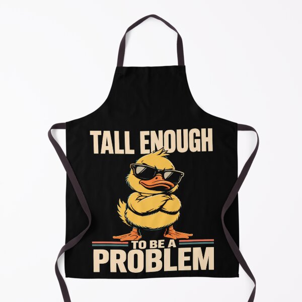 Item preview, Tall Enough To Be A Problem – Funny Duck With Sunglasses Attitude Humor Design designed and sold by PosiMCreations.