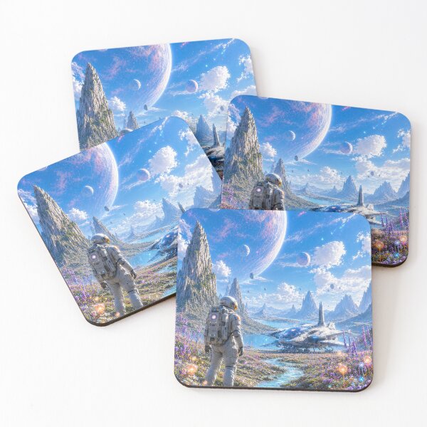 Item preview, Astronaut on an Alien Planet in an Unknown World designed and sold by Pixel Sakura Gallery.