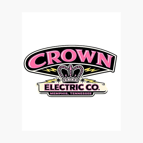 Artikelvorschau, Crown Electric Memphis Tennessee Elvis entworfen und verkauft von stockal-fredia.