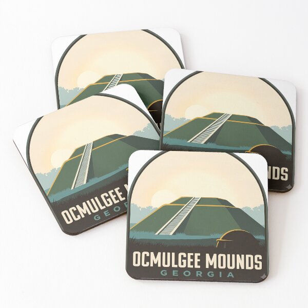 Item preview, Ocmulgee Mounds Georgia designed and sold by DetourDgn.