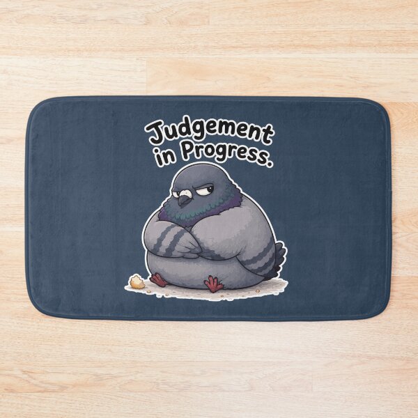Item preview, Judgmental Pigeon Sticker – “Judgement in Progress” designed and sold by SimplePoDesign.