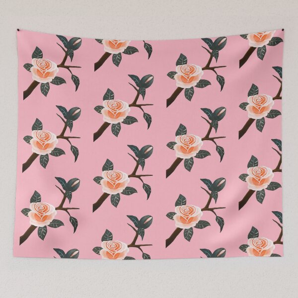 Item preview, Rose Branch - Cherry Blossom Pink BG designed and sold by lavenderXblue.