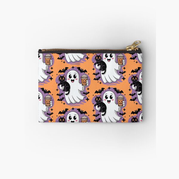 Item preview, Halloween Ghost With Black Cat designed and sold by Horizon-Design.