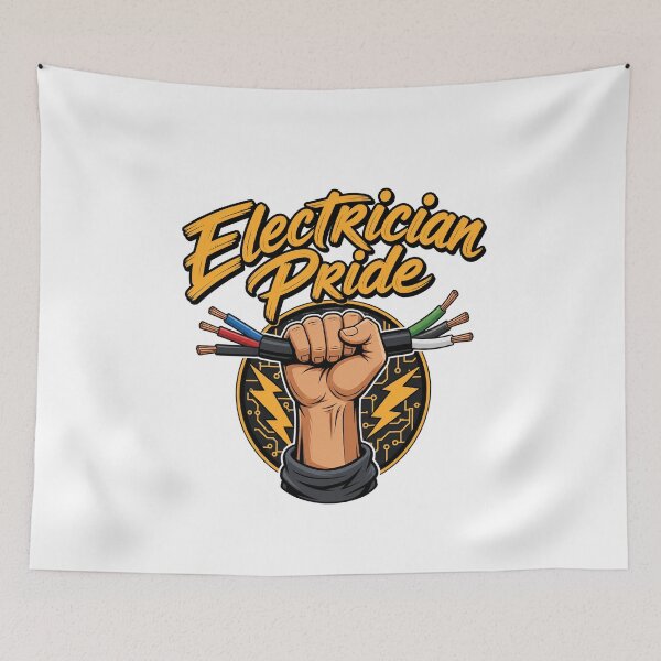 Item preview, Electrician Pride designed and sold by musthavewords.
