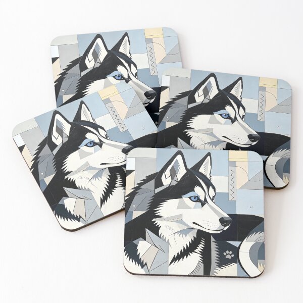 Item preview, cubist animal artwork designed and sold by forget45studio.