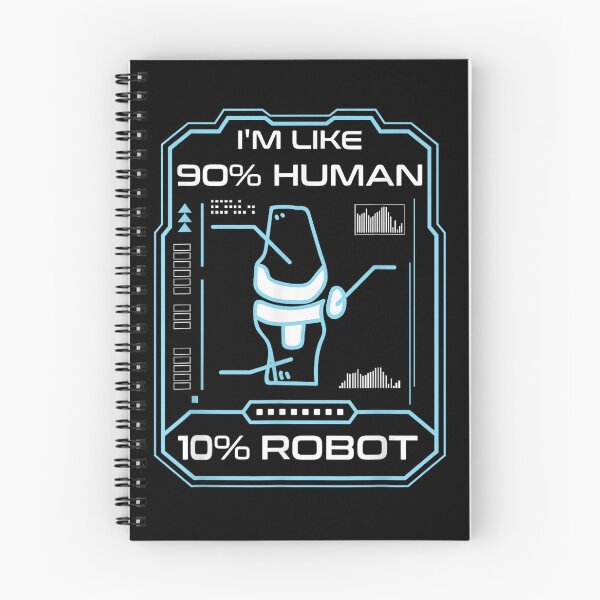 Item preview, I'm 90% Human 10% Robot New Knee Surgery Funny Recovery T-Shirt designed and sold by tenggaracalvin.