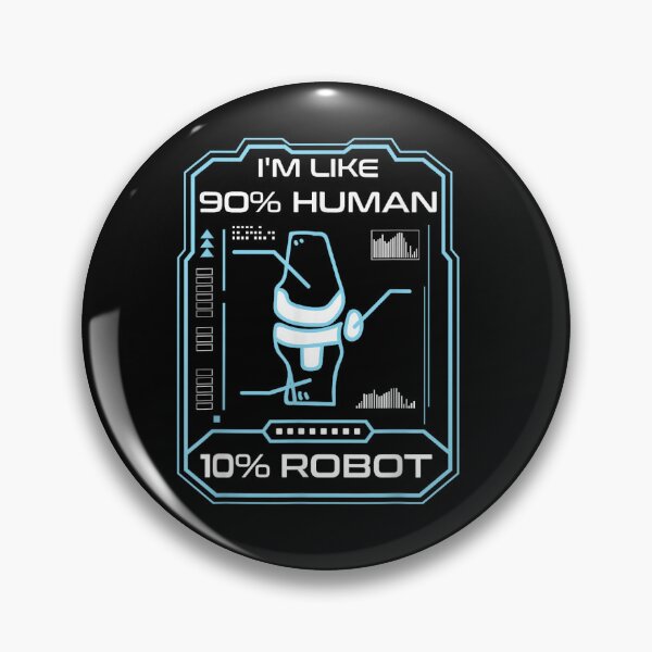 Item preview, I'm 90% Human 10% Robot New Knee Surgery Funny Recovery T-Shirt designed and sold by tenggaracalvin.