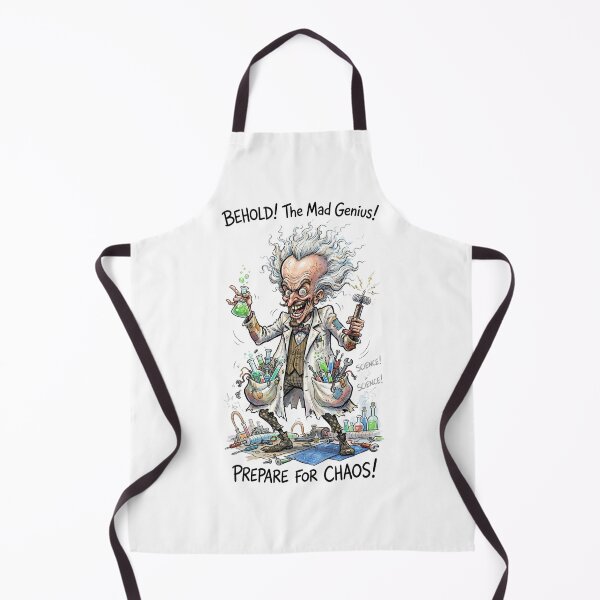 Item preview, Mad Scientist Chemistry Lab Cartoon Illustration designed and sold by jhgjykuo.