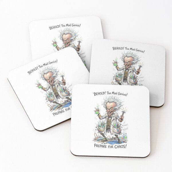 Item preview, Mad Scientist Chemistry Lab Cartoon Illustration designed and sold by jhgjykuo.