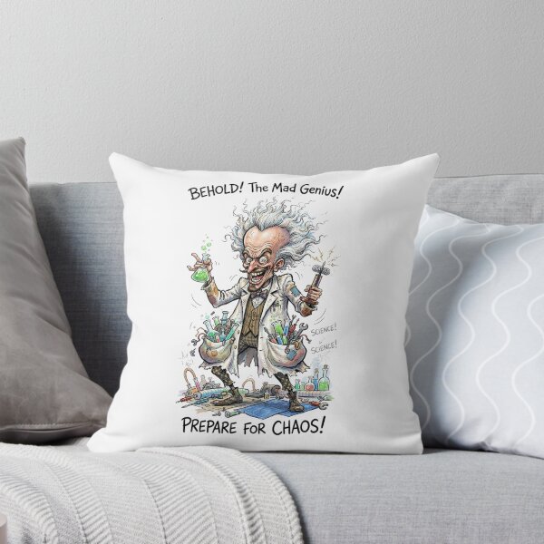 Item preview, Mad Scientist Chemistry Lab Cartoon Illustration designed and sold by jhgjykuo.