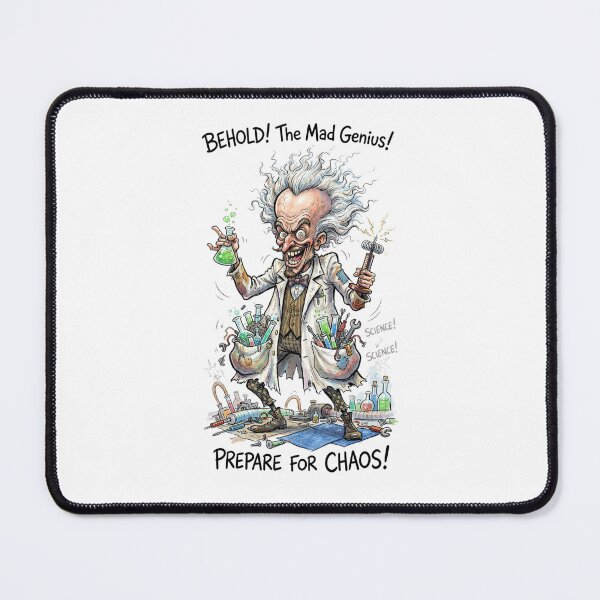 Item preview, Mad Scientist Chemistry Lab Cartoon Illustration designed and sold by jhgjykuo.