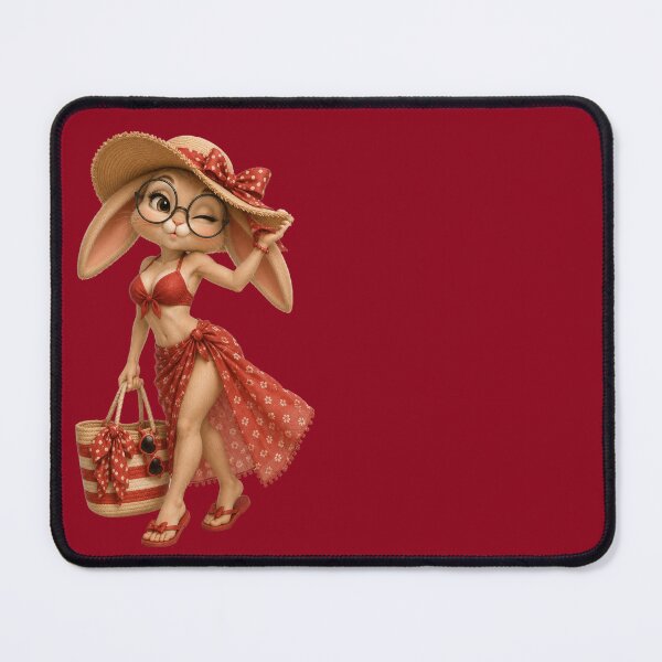 Item preview, Vintage Bunny Beach Girl designed and sold by GRFORA.
