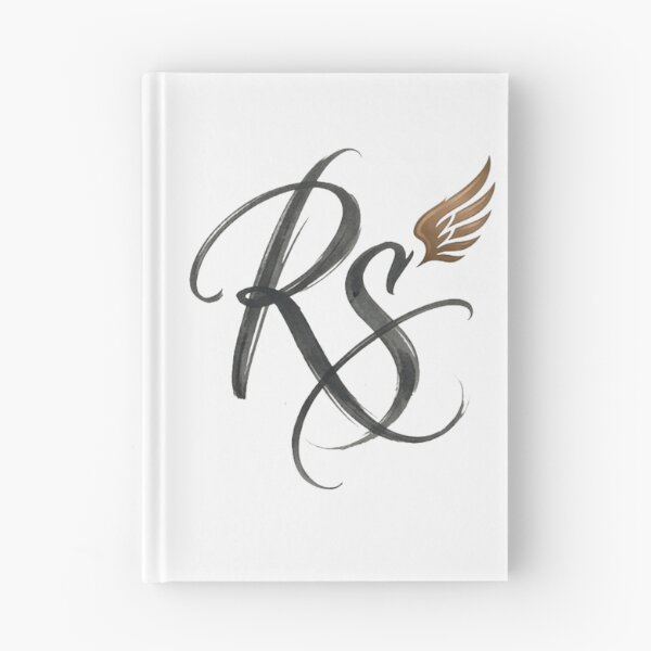Item preview, RS Monogram Logo with Wings - Elegant Calligraphy Initial designed and sold by RS-Globalist-.