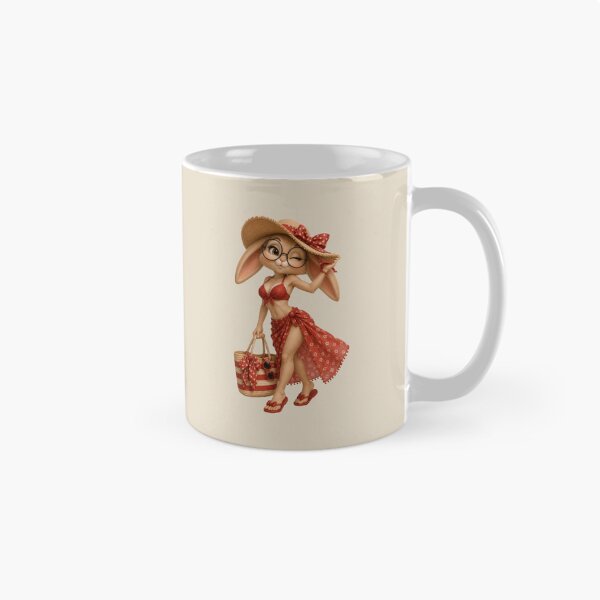 Item preview, Vintage Bunny Beach Girl designed and sold by GRFORA.