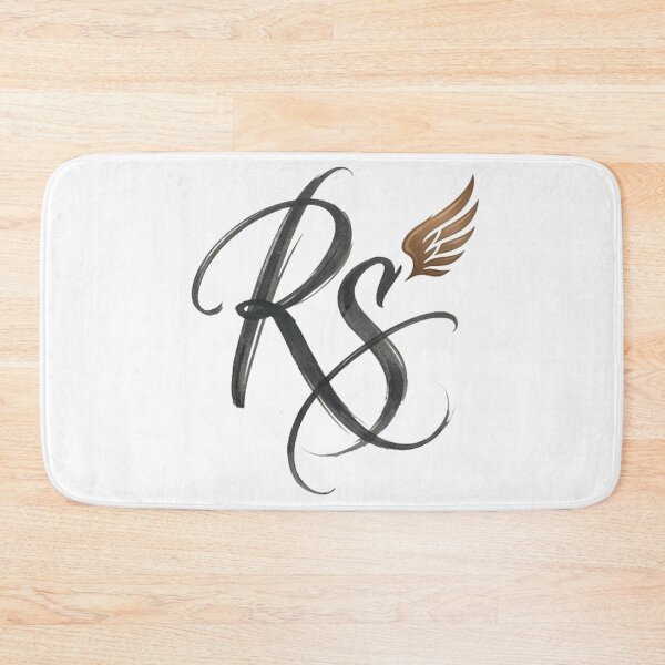 Item preview, RS Monogram Logo with Wings - Elegant Calligraphy Initial designed and sold by RS-Globalist-.