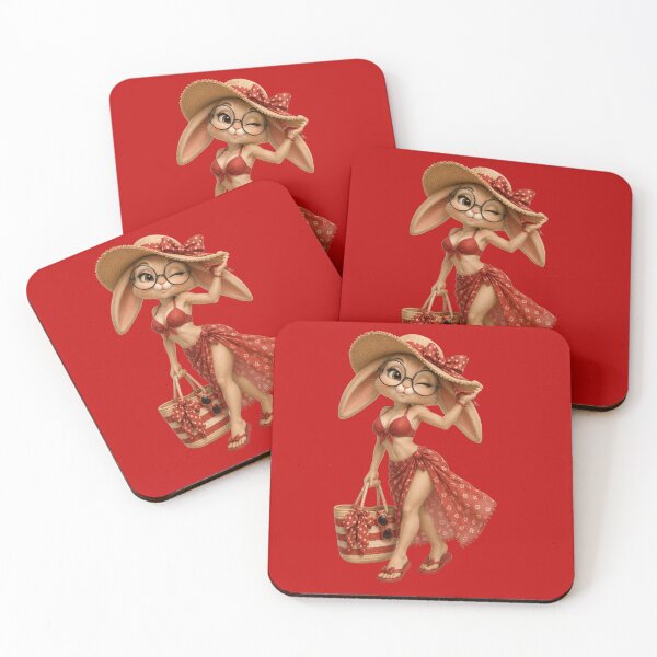 Item preview, Vintage Bunny Beach Girl designed and sold by GRFORA.