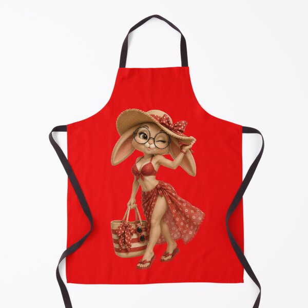 Item preview, Vintage Bunny Beach Girl designed and sold by GRFORA.