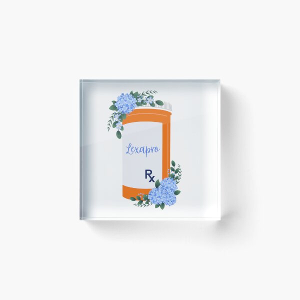 Item preview, Floral Lexapro Rx designed and sold by lizzieissorad.