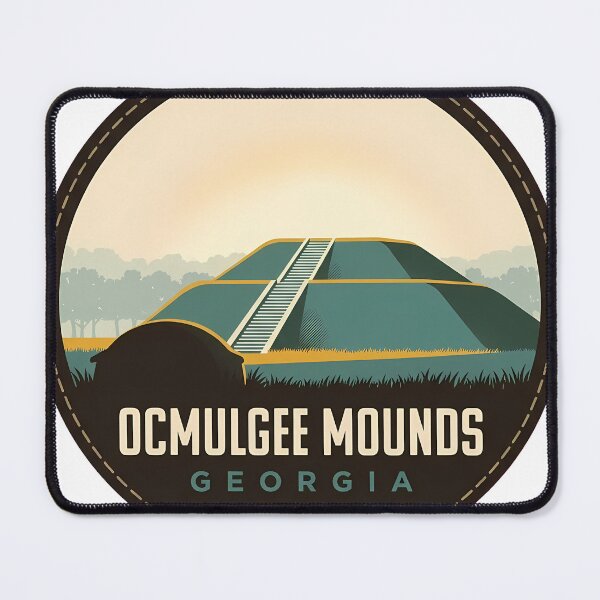 Item preview, Ocmulgee Mounds Georgia designed and sold by DetourDgn.