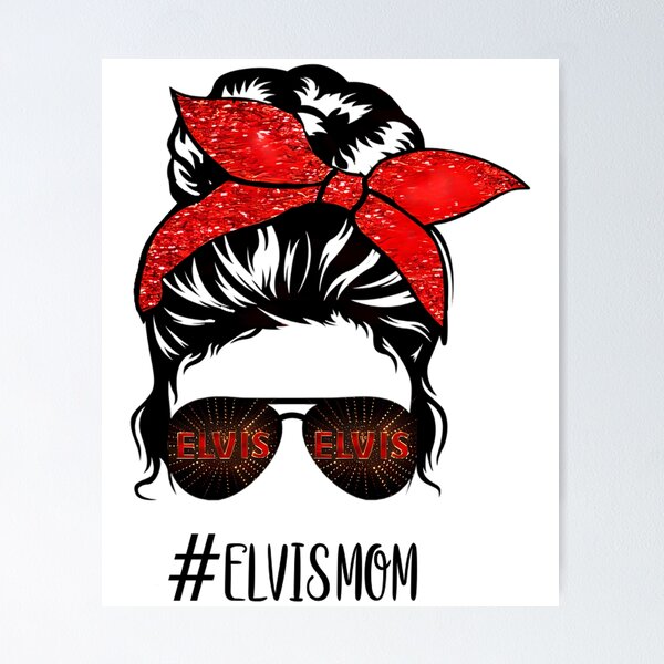 Item preview, Mom Bun Elvis Life designed and sold by gillet-teanja.