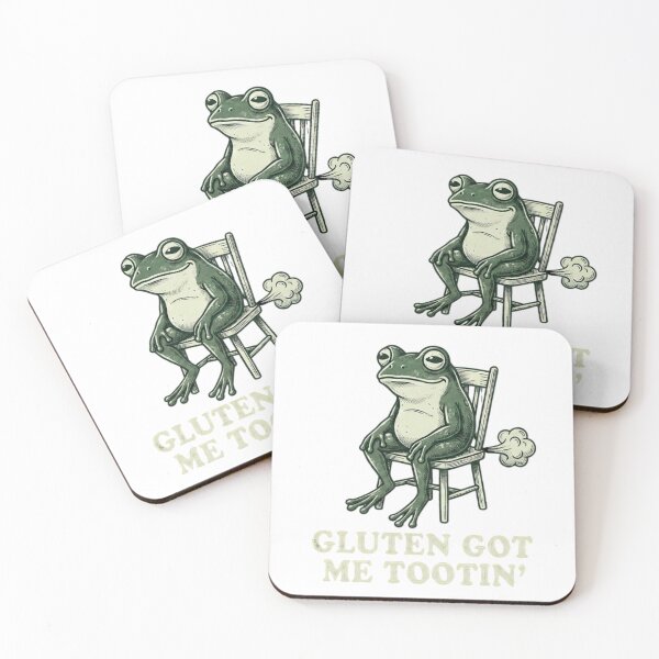 Item preview, Gluten Got Me Tootin’ Funny Frog designed and sold by Waayli.