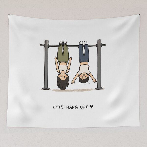 Item preview, Funny Let’s Hang Out Friends designed and sold by waikibi ⭐⭐⭐⭐⭐.