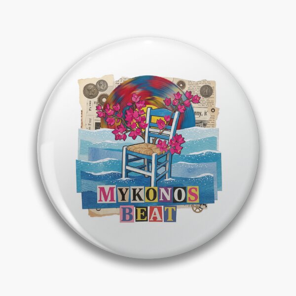 Item preview, Mykonos Greek Islands Summer Vacation Art (T-Shirt, Poster & Sticker) designed and sold by OzzFrequency.