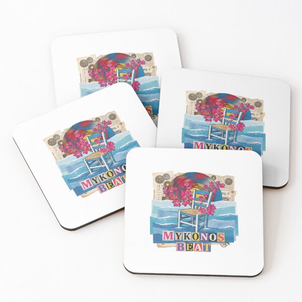 Item preview, Mykonos Greek Islands Summer Vacation Art (T-Shirt, Poster & Sticker) designed and sold by OzzFrequency.