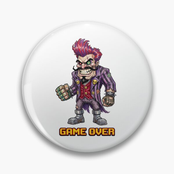 Item preview, Retro Video Game Boss Villain Pixel Art Illustration designed and sold by jhgjykuo.