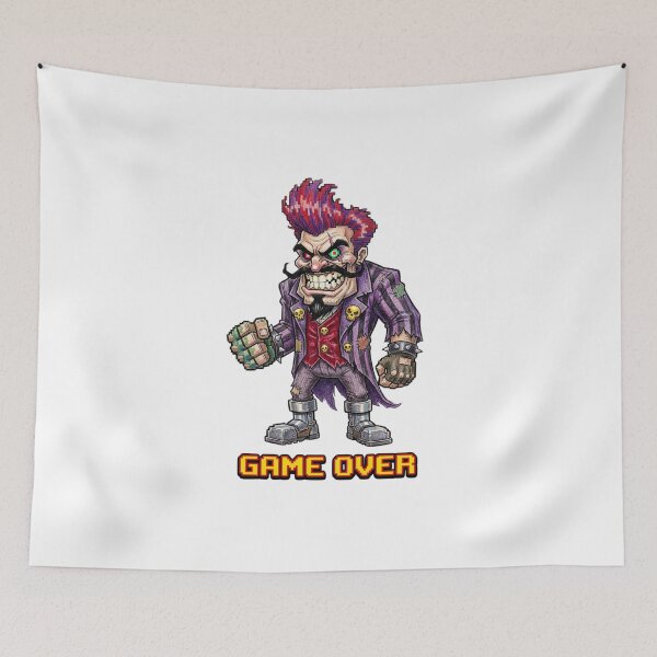 Item preview, Retro Video Game Boss Villain Pixel Art Illustration designed and sold by jhgjykuo.