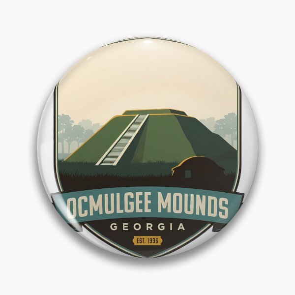 Item preview, Ocmulgee Mounds Georgia designed and sold by DetourDgn.