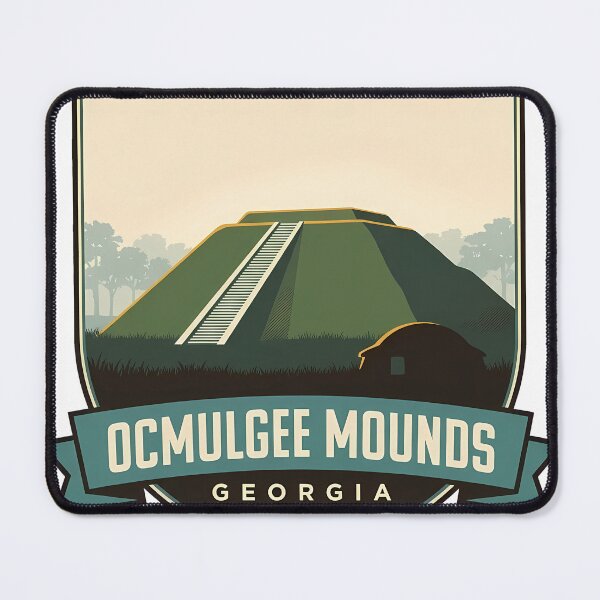 Item preview, Ocmulgee Mounds Georgia designed and sold by DetourDgn.
