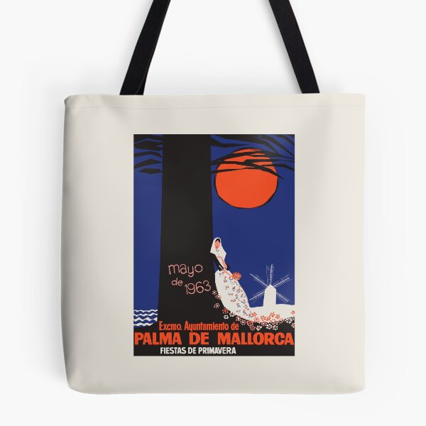Item preview, Palma De Mallorca Vintage Travel Poster Spain 1963 designed and sold by Vintagrafica.