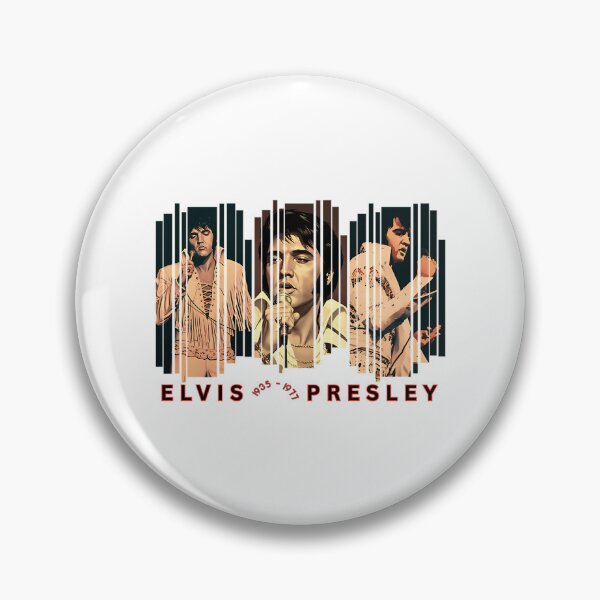 Item preview, Elvis Presley Vegas Years Striped Portrait T-Shirt designed and sold by stockal-fredia.