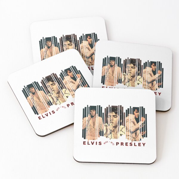 Item preview, Elvis Presley Vegas Years Striped Portrait T-Shirt designed and sold by stockal-fredia.