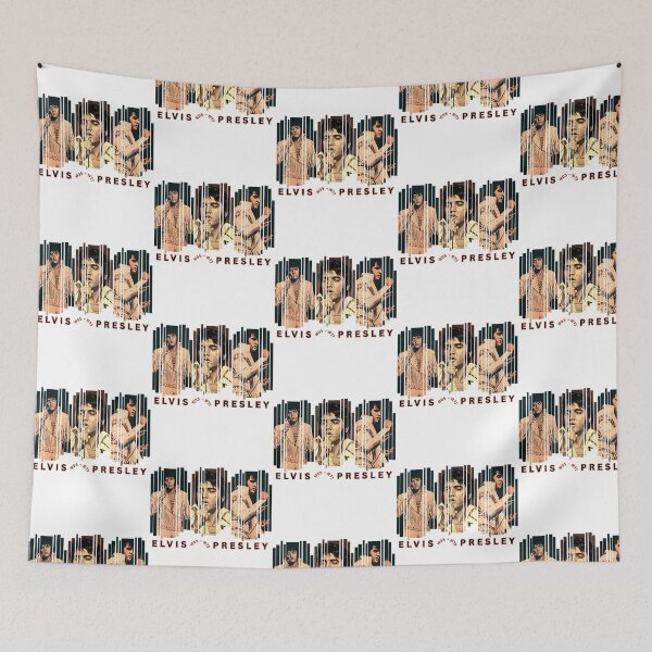 Item preview, Elvis Presley Vegas Years Striped Portrait T-Shirt designed and sold by stockal-fredia.