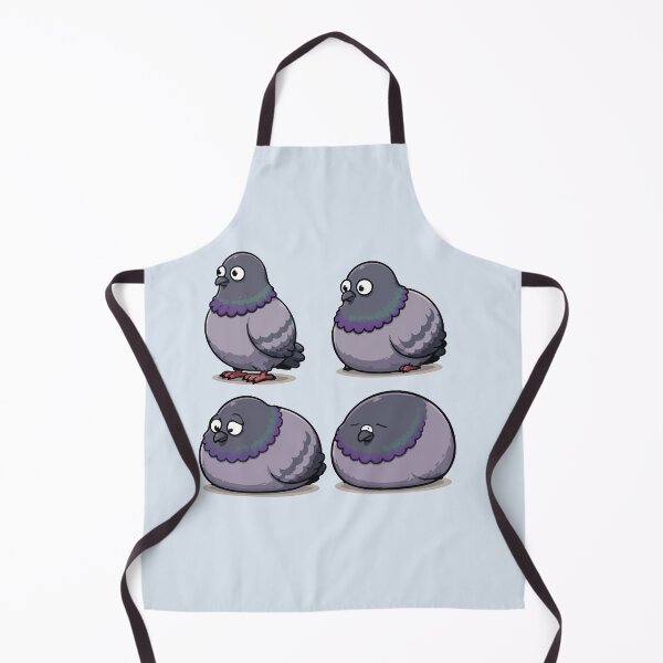 Item preview, Cute Pigeon Expression Sheet Sticker – Funny Bird designed and sold by SimplePoDesign.