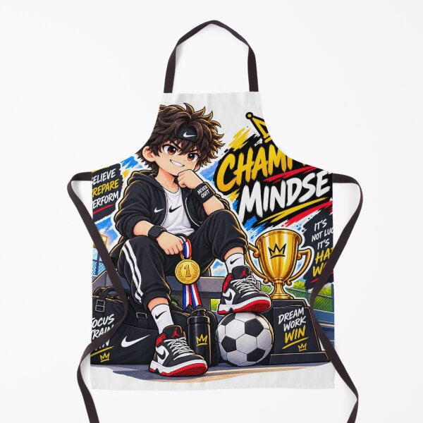 Item preview, Champion Mindset Anime Sports Sticker | Motivational Athlete Fitness Sticker designed and sold by Genzfirevibes.