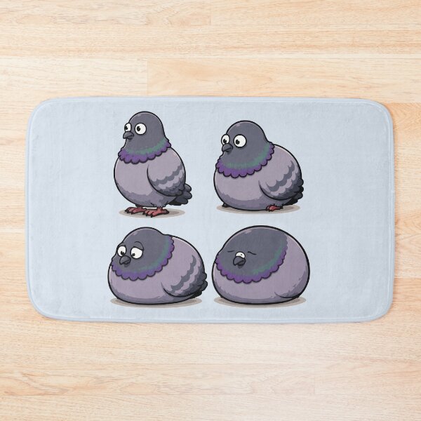 Item preview, Cute Pigeon Expression Sheet Sticker – Funny Bird designed and sold by SimplePoDesign.