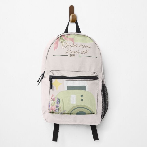 Item preview, Aesthetic Floral Camera Sticker | Vintage Camera & Flower Bouquet Art | “A Little Bloom, Forever Still” designed and sold by BLOOMVELLE.
