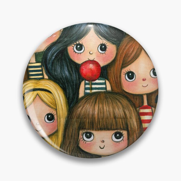 Item preview, Whimsical Girl and Ladybug Garden Pattern designed and sold by Piotrek0001.