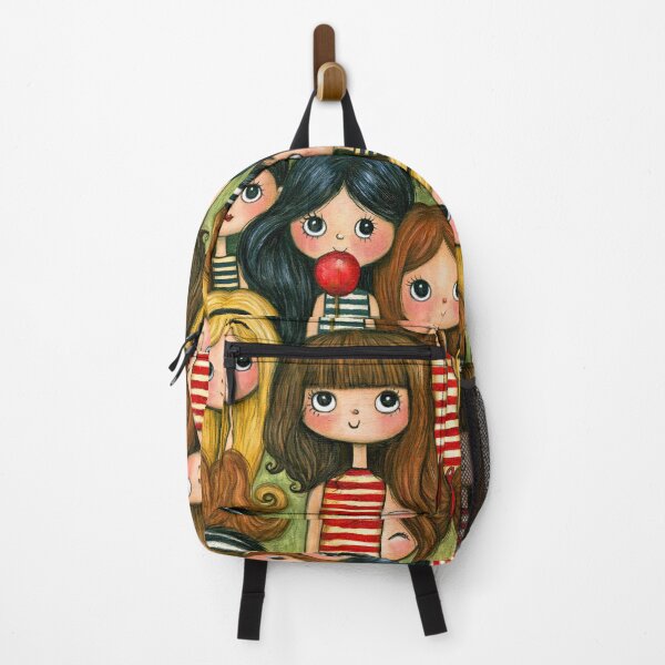 Item preview, Whimsical Girl and Ladybug Garden Pattern designed and sold by Piotrek0001.