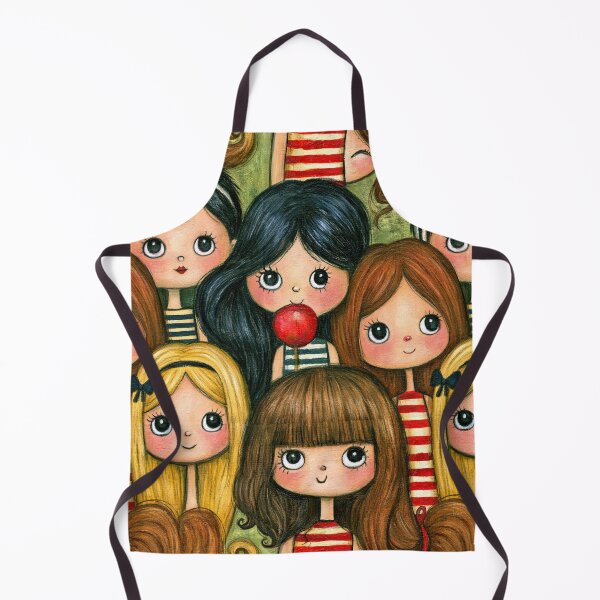 Item preview, Whimsical Girl and Ladybug Garden Pattern designed and sold by Piotrek0001.