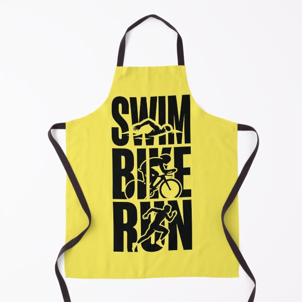 Item preview, Bold Swim Bike Run Endurance Sports Typography designed and sold by ButtonUpArt.